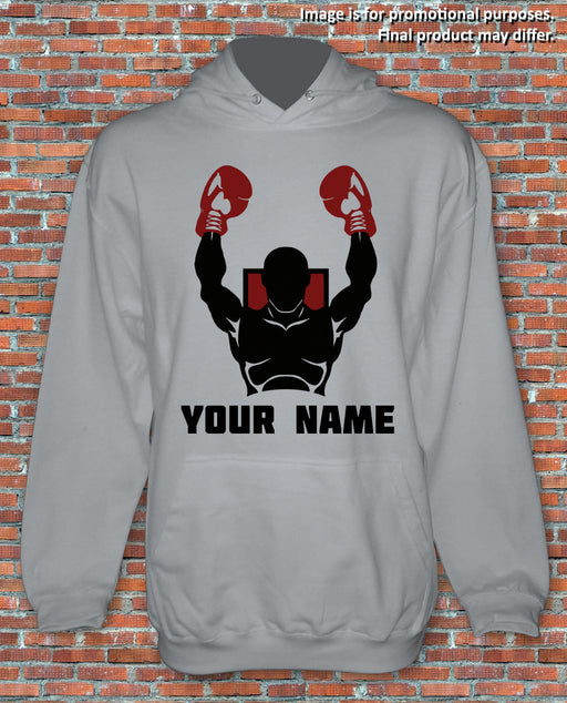 Boxing Hoodie Sports Personalised Gift Present Choose Your Own Names S-2XL