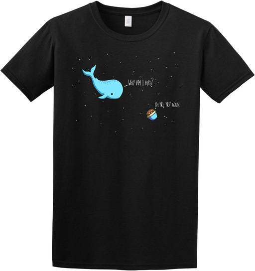 " Whale & Petunias "  Funny Hitchhikers Guide Galaxy HHGTG Book Inspired T-Shirt