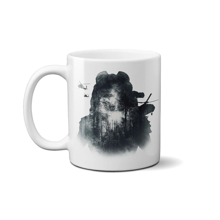 The Predator 2018 IMAX Movie Military Face Ceramic 11 Oz Mug Coffee Cup - White