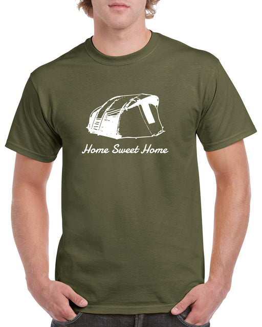 Home Sweet Home Bivvy Tent Fishing Angler Fisherman Funny Gift T Shirt S-2XL