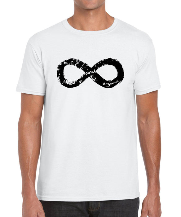To Infinity and Beyond Trendy Minimalism Toy Story Movie Inspired Graphic Shirt
