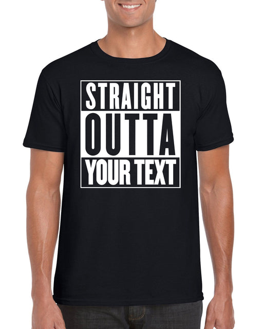 "Straight Outta ______" Personalised Funny Gift Compton Parody T-Shirt