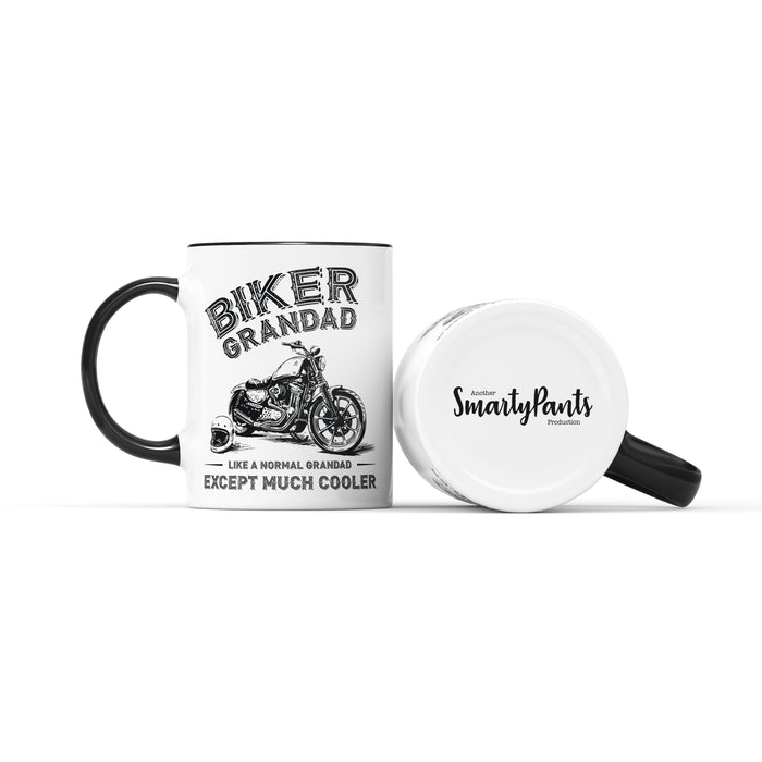 Biker Grandad and Helmet Mug