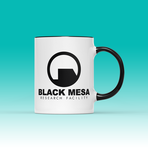 Black Mesa Research Facility Half life Game Inspired Ceramic Cup Mug
