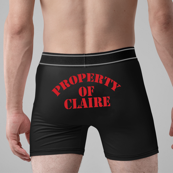 Property Of Personalised Boxers