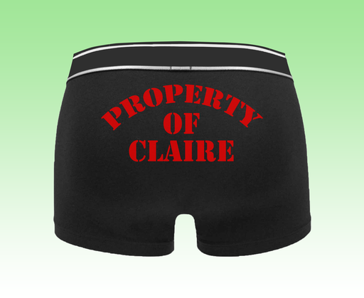 Property Of Personalised Boxers