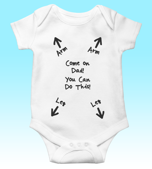 You Can Do It Daddy Babygrow